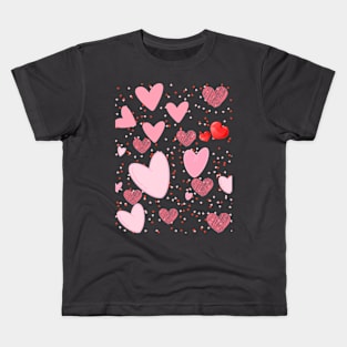 hearts patten Kids T-Shirt